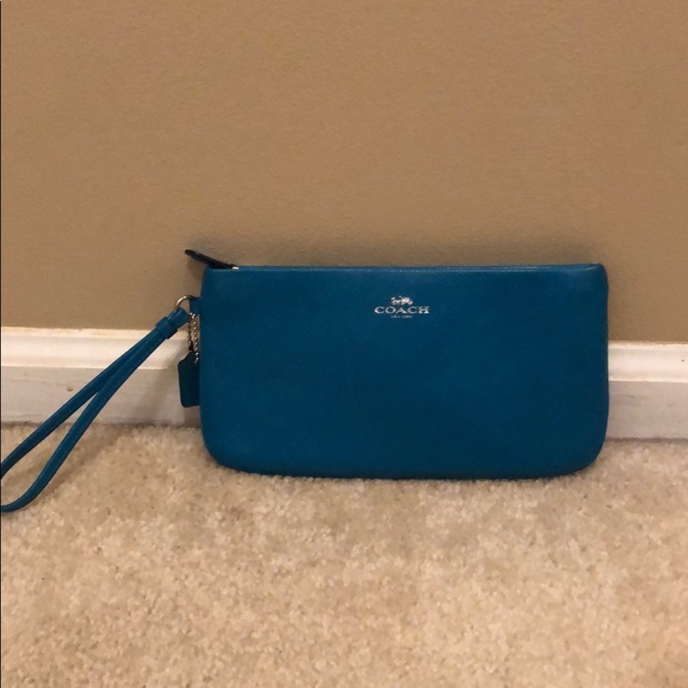 Coach Wristlet Blue